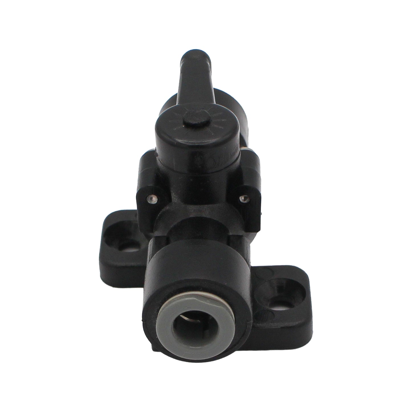 Micro Matic John Guest Food Grade Plastic (Push-In) Shut-Off Valve - 5/16"