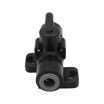 Micro Matic John Guest Food Grade Plastic (Push-In) Shut-Off Valve - 5/16"