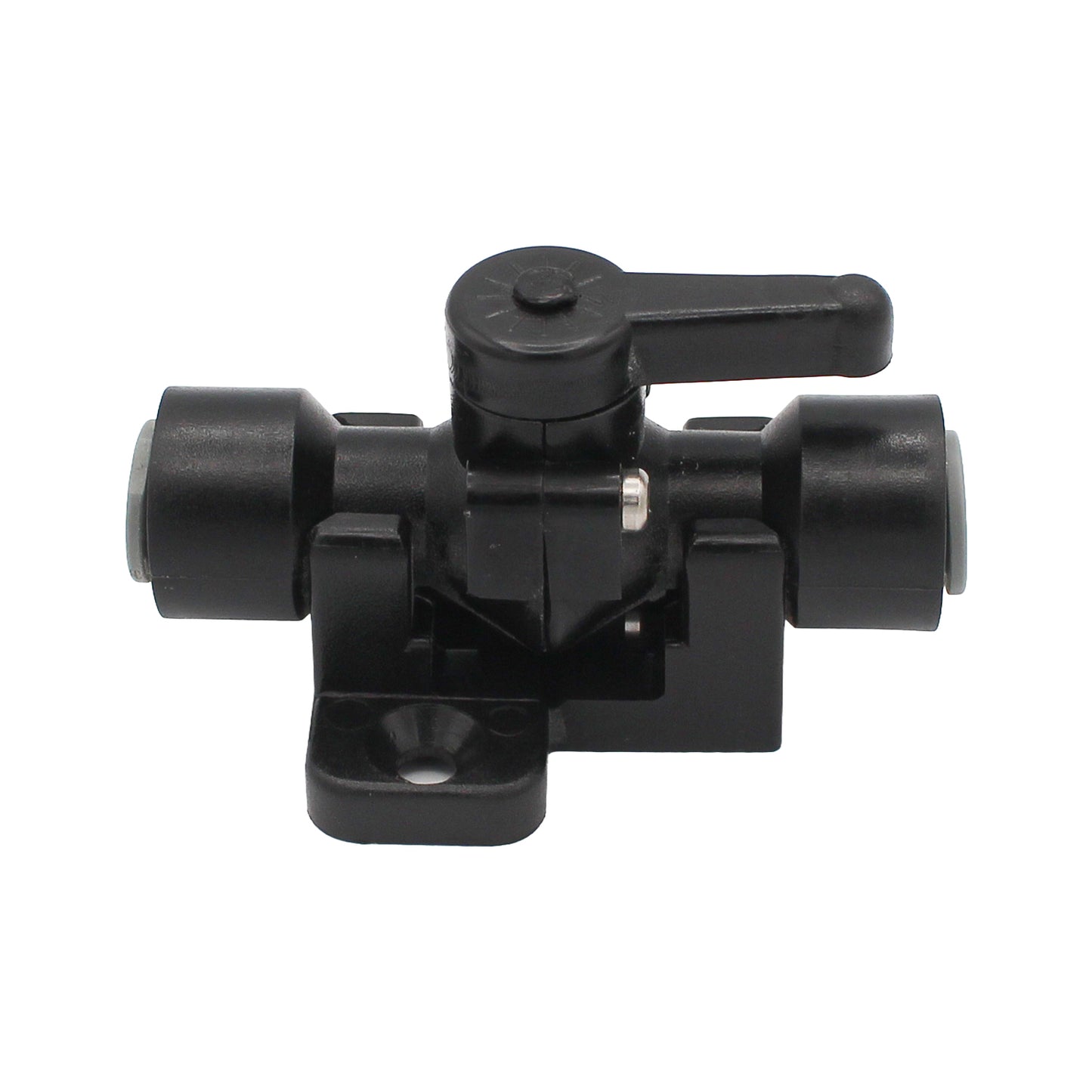 Micro Matic John Guest Food Grade Plastic (Push-In) Shut-Off Valve - 5/16"