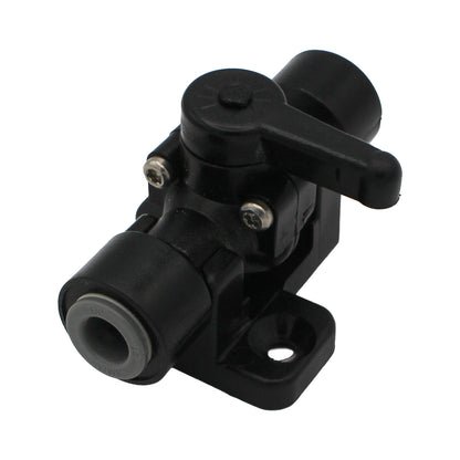Micro Matic John Guest Food Grade Plastic (Push-In) Shut-Off Valve - 5/16"