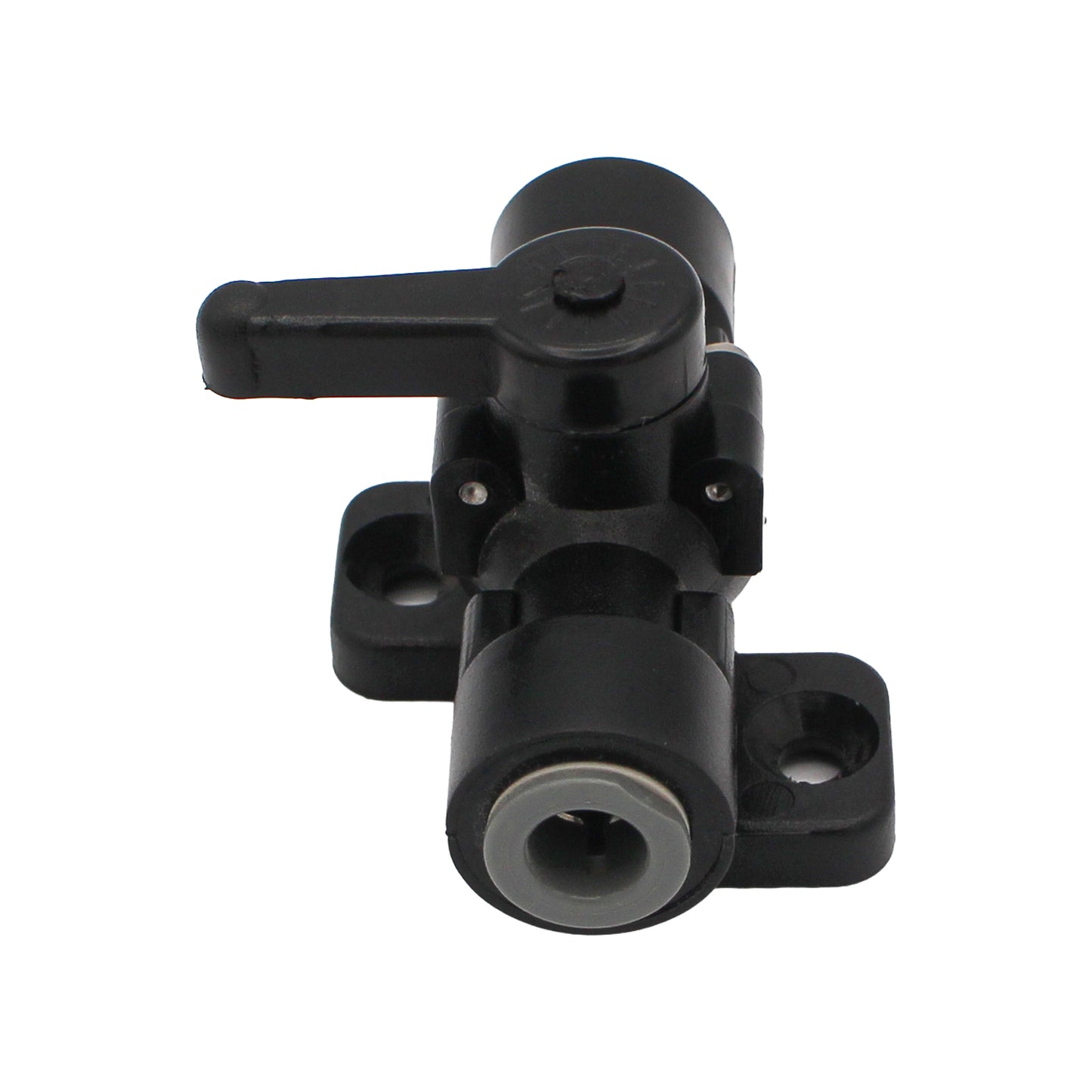 Micro Matic John Guest Food Grade Plastic (Push-In) Shut-Off Valve - 5/16"