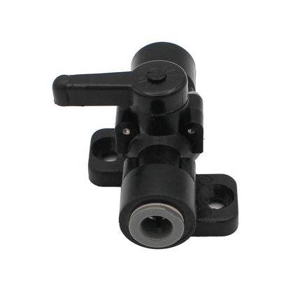 Micro Matic John Guest Food Grade Plastic (Push-In) Shut-Off Valve - 5/16"