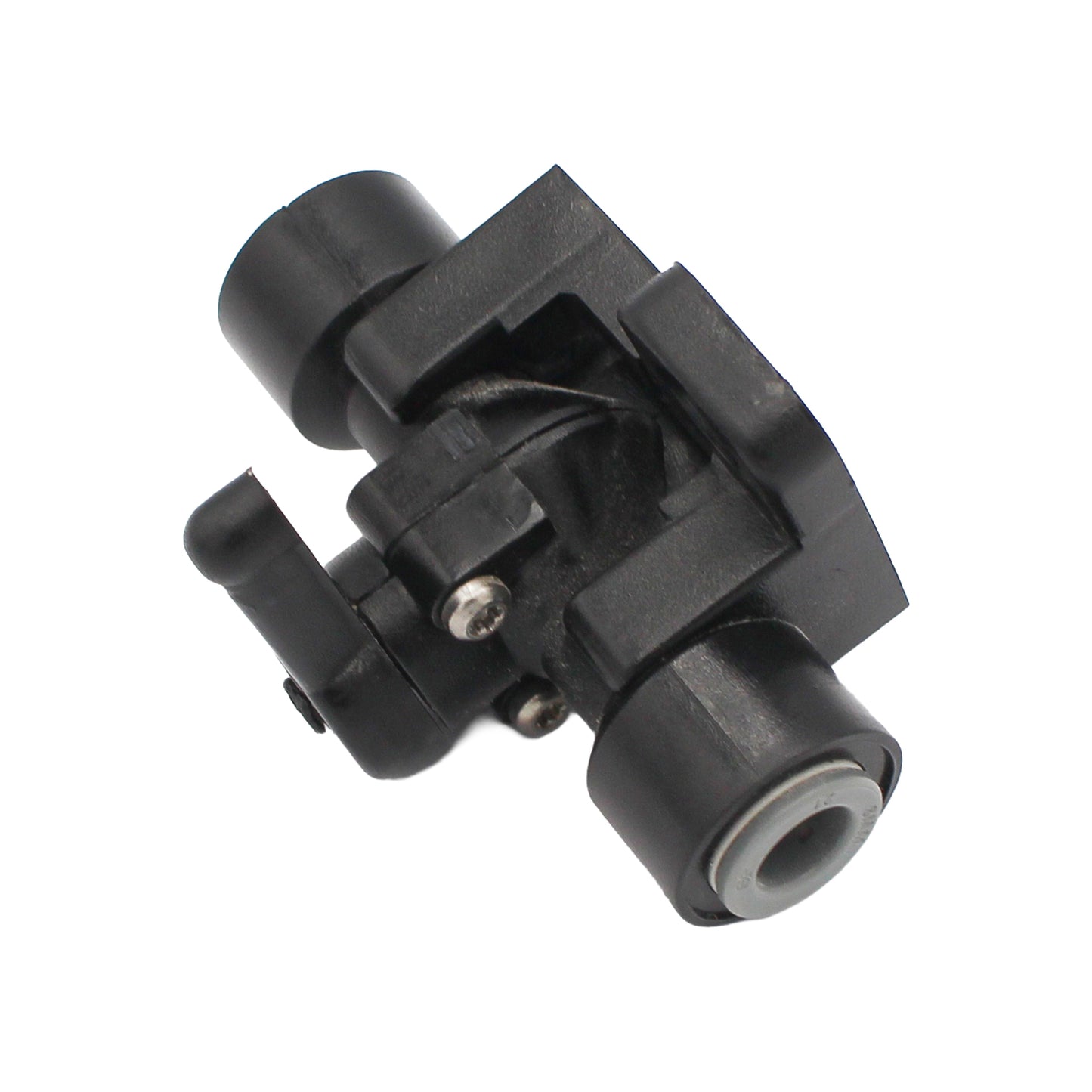 Micro Matic John Guest Food Grade Plastic (Push-In) Shut-Off Valve - 5/16"