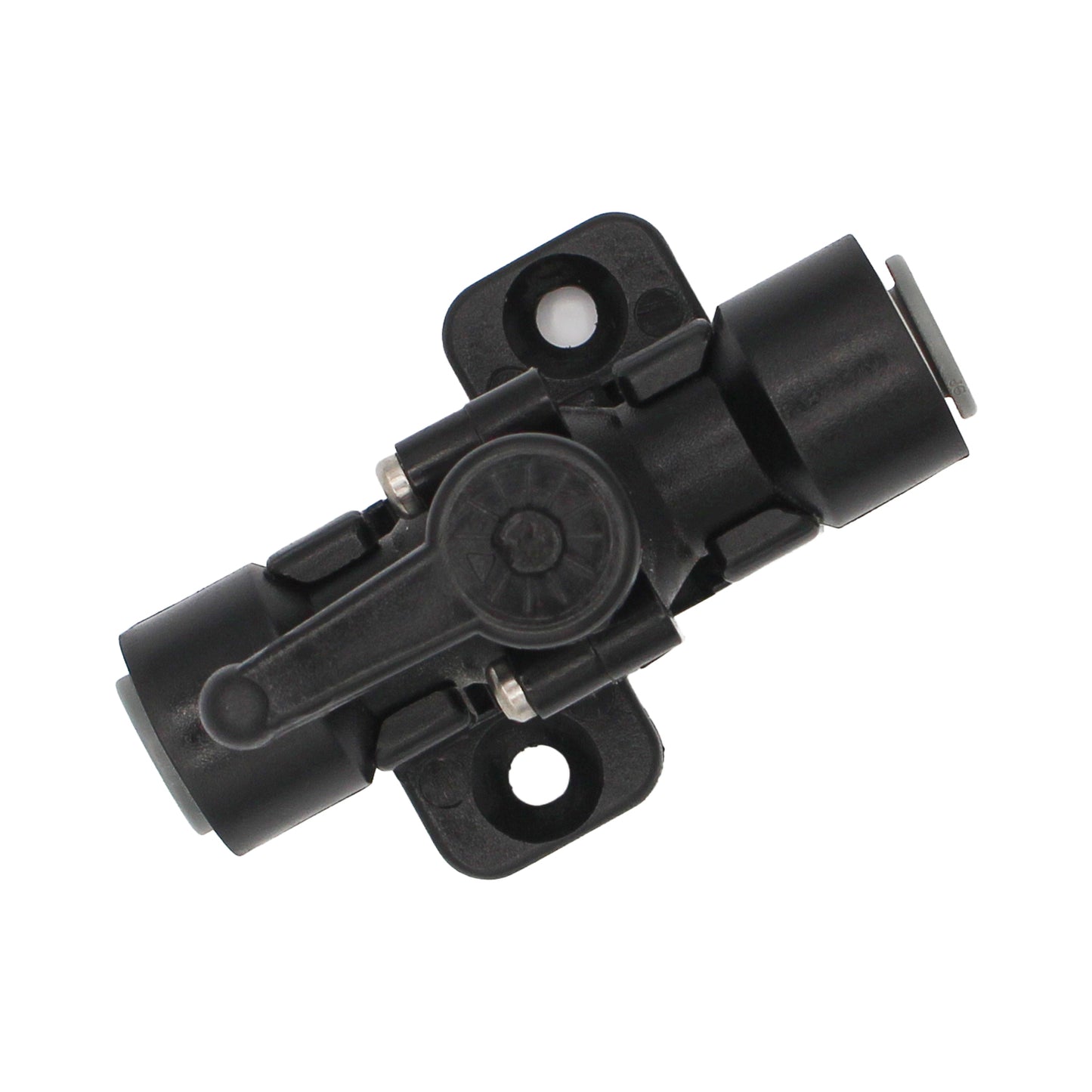 Micro Matic John Guest Food Grade Plastic (Push-In) Shut-Off Valve - 5/16"