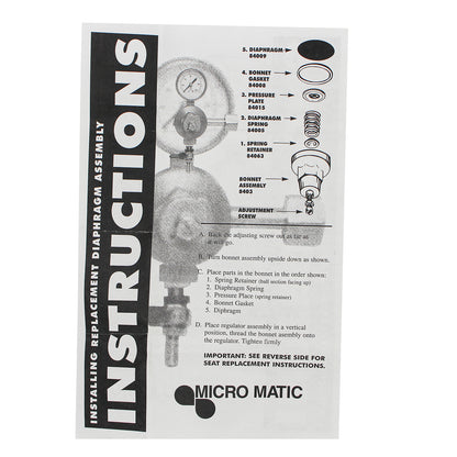 Micro Matic Primary Regulator Repair Kit - Economy Series