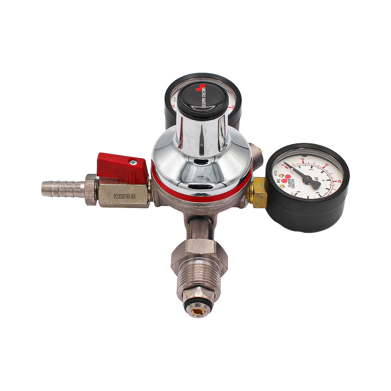 Micro Matic 1-Way Primary High Pressure Nitrogen Regulator (120 PSI, 3000 PSI) - Premium Plus Series -  Canuck Homebrew Supply, Canada