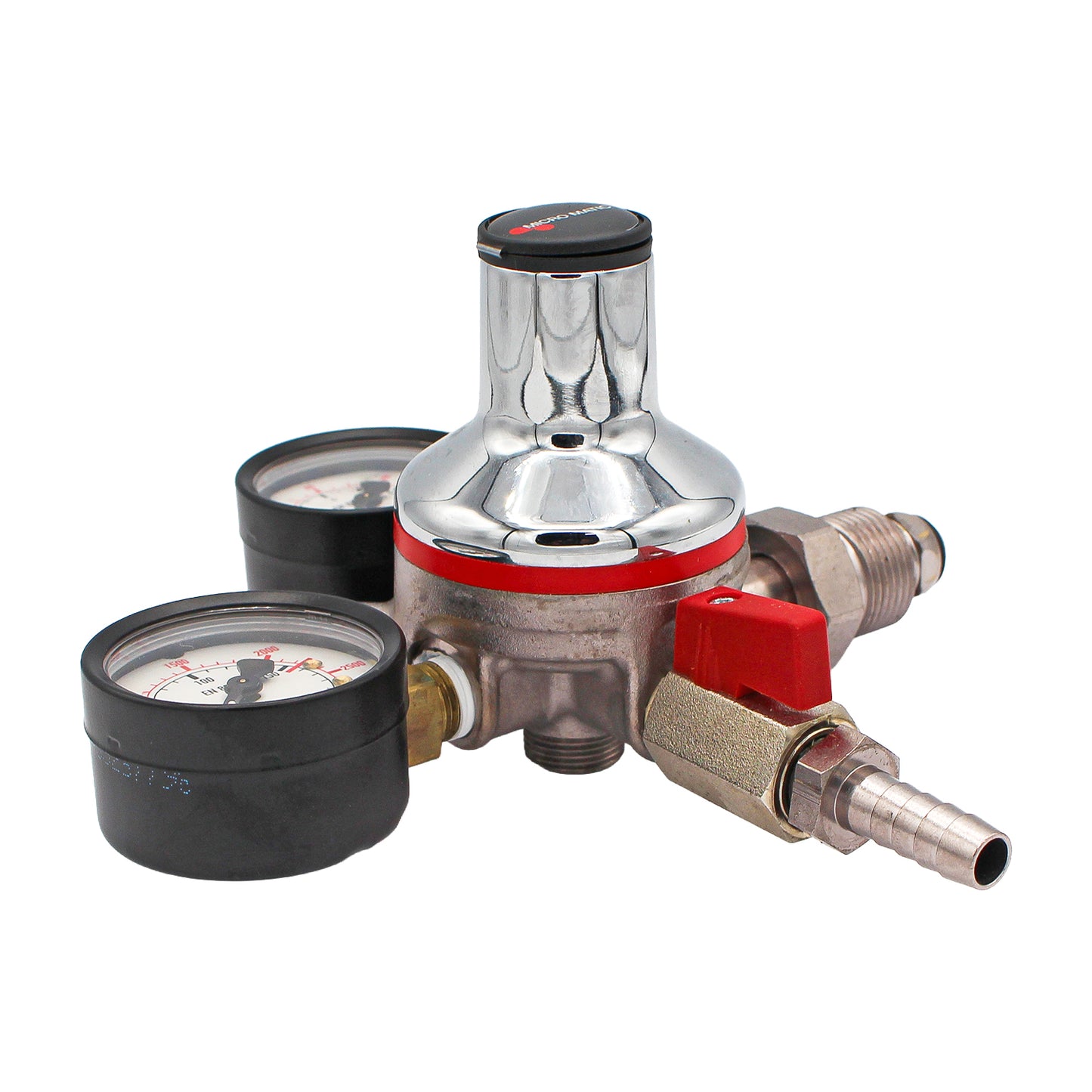 Micro Matic 1-Way Primary High Pressure Nitrogen Regulator (120 PSI, 3000 PSI) - Premium Plus Series -  Canuck Homebrew Supply, Canada