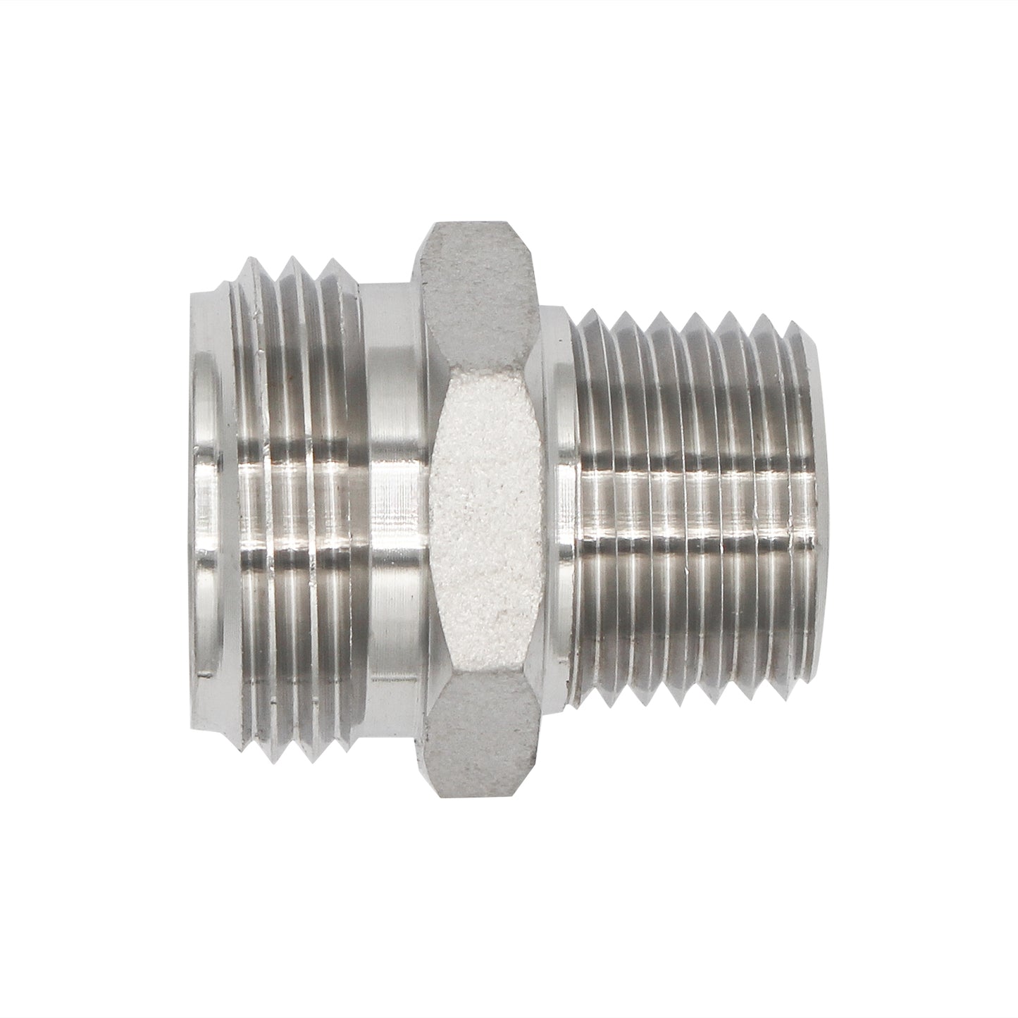 Stainless Steel Fitting - 3/4" Male Garden Hose X 1/2" Male NPT