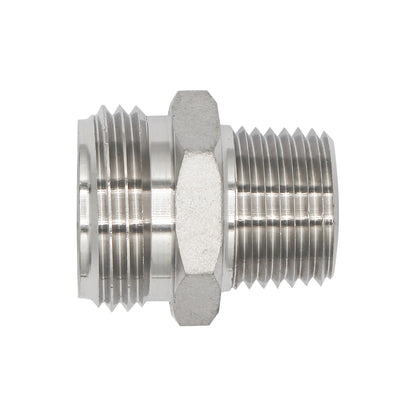 Stainless Steel Fitting - 3/4" Male Garden Hose X 1/2" Male NPT