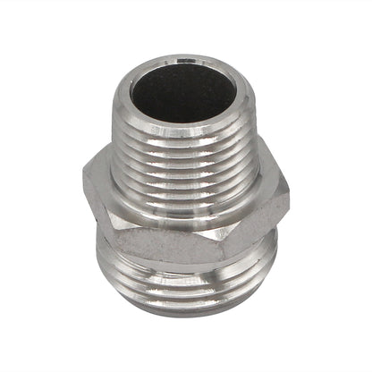 Stainless Steel Fitting - 3/4" Male Garden Hose X 1/2" Male NPT