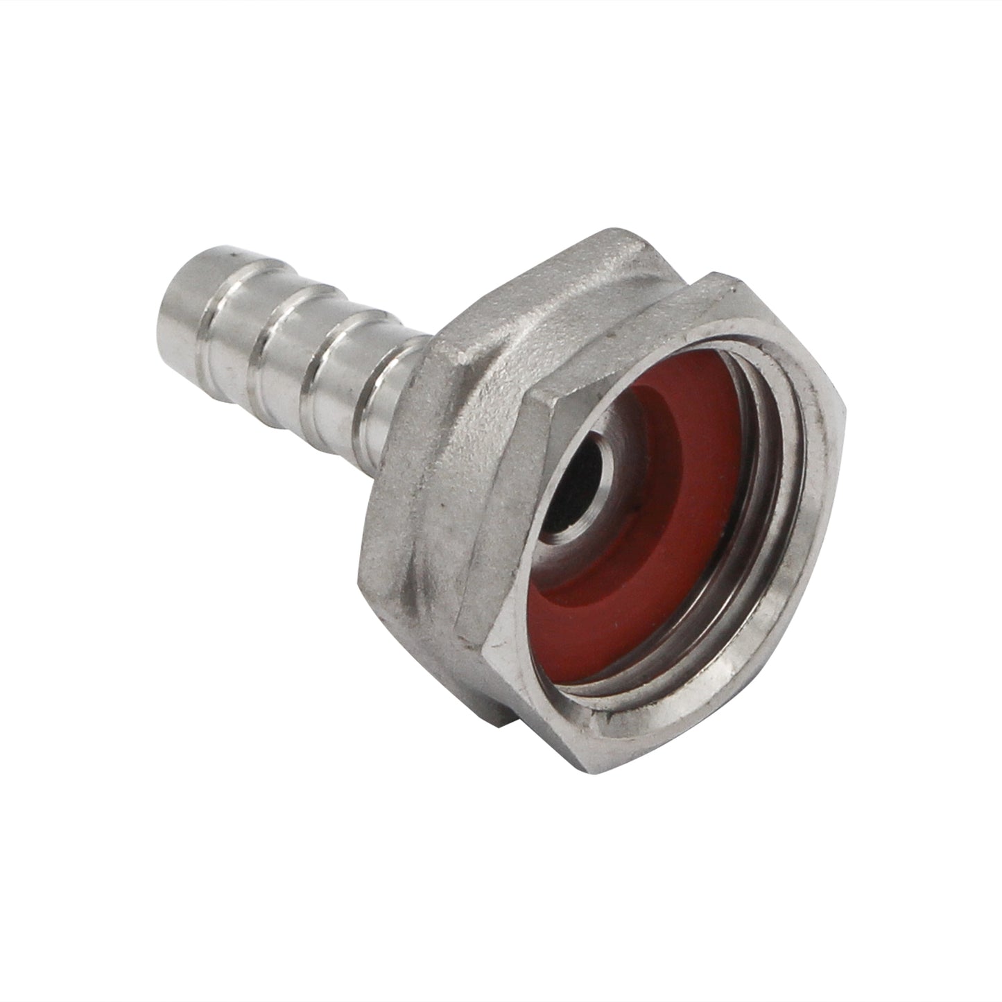 Stainless Steel Fitting - 3/4" Female Garden Hose X 3/8" OD Barb