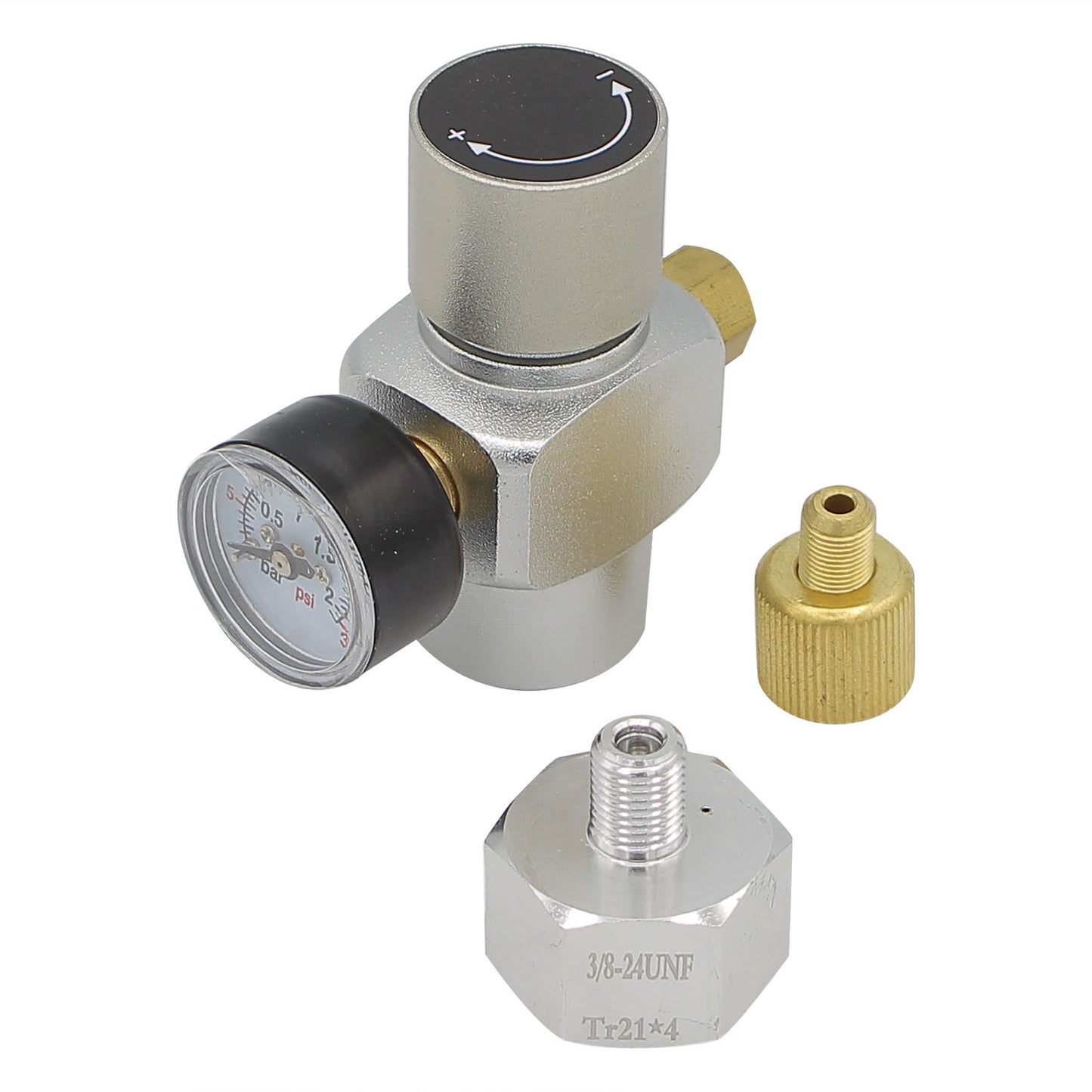 Aluminum Regulated Co2 Charger (30 PSI)
