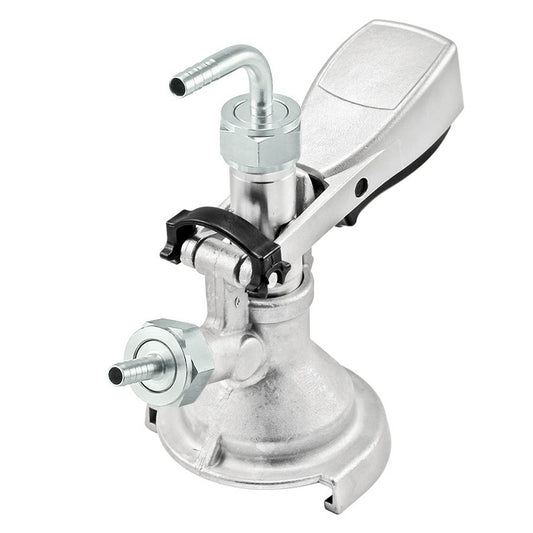 Kegland Stainless Steel Sanke "A" Style Keg Coupler - Squeeze Handle (No PRV)