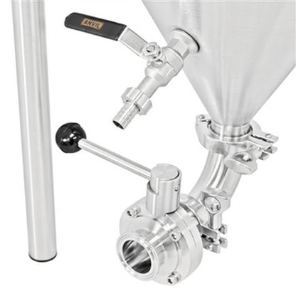 Anvil Brewing Equipment Stainless Steel Crucible Conical Fermentor - 7 Gallon - Accessories