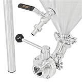 Anvil Brewing Equipment Stainless Steel Crucible Conical Fermentor - 14 Gallon - Accessories