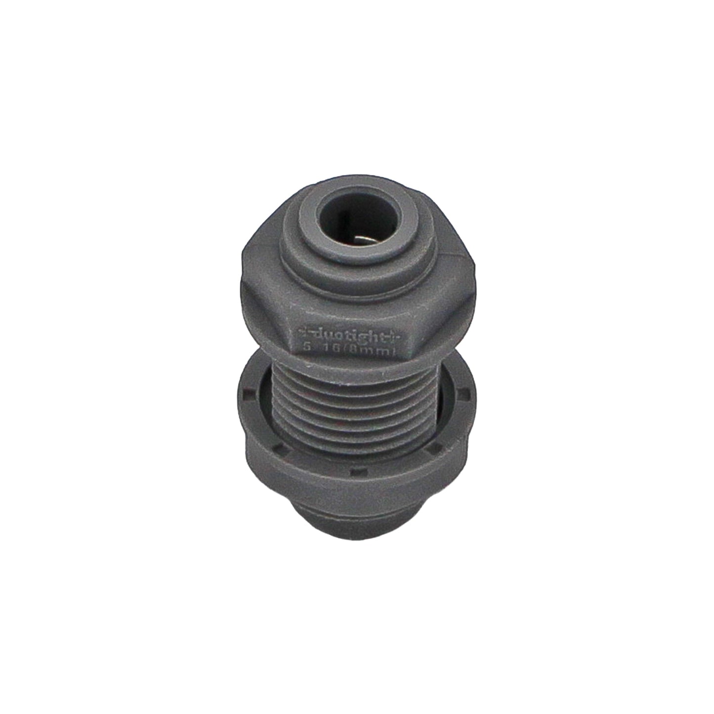 Kegland Duotight Food Grade Plastic (Push-In) Wall Bulkhead - 1/2" NPS X 5/16" (8mm) -  Canuck Homebrew Supply, Canada