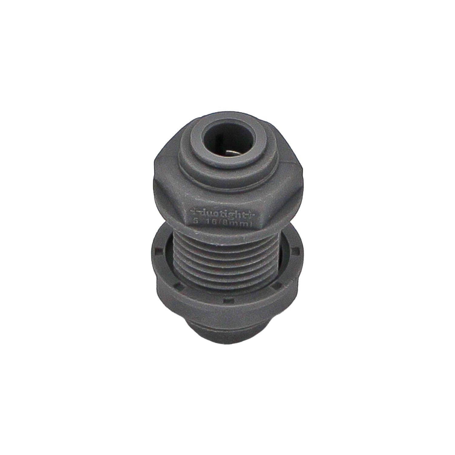 Kegland Duotight Food Grade Plastic (Push-In) Wall Bulkhead - 1/2" NPS X 5/16" (8mm) -  Canuck Homebrew Supply, Canada
