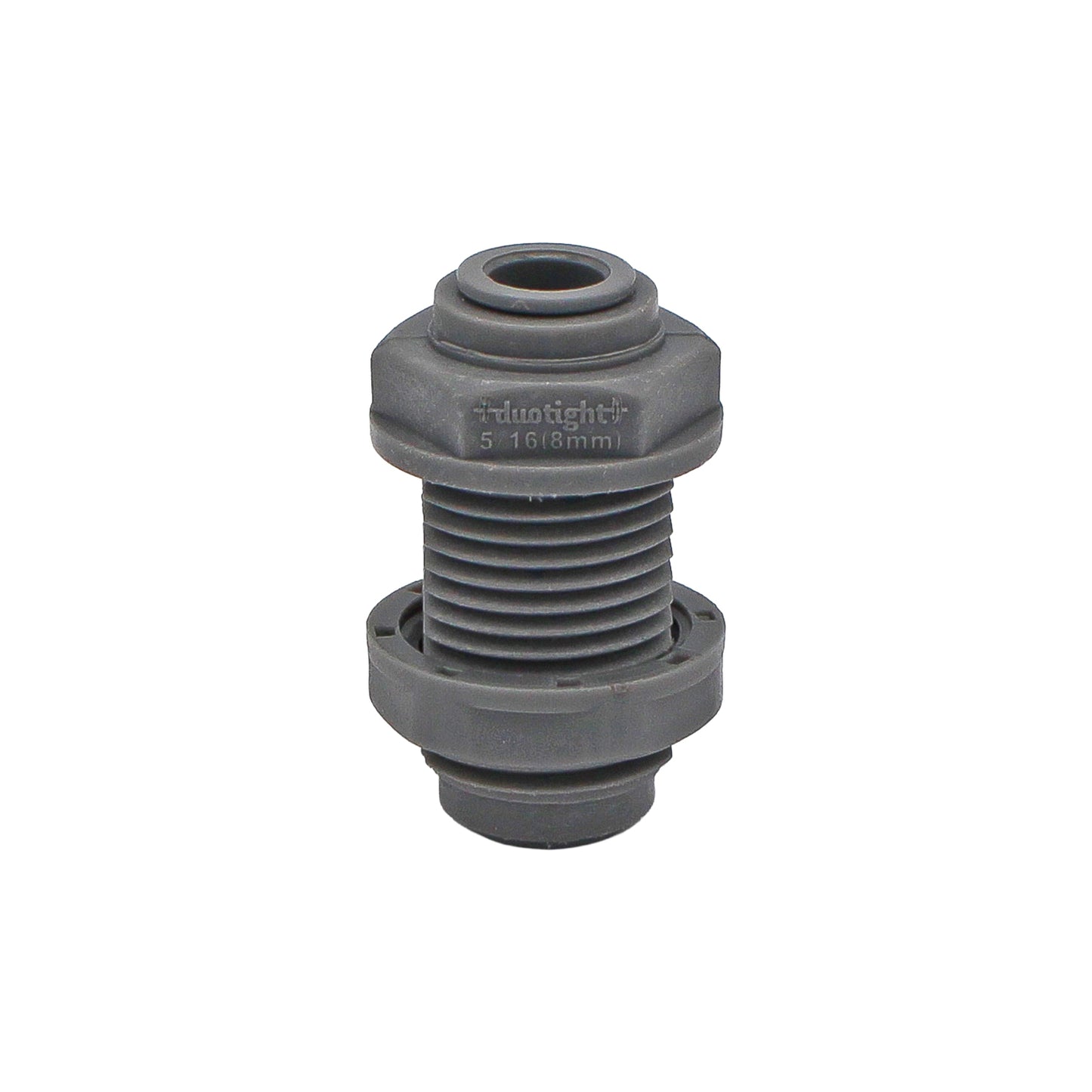 Kegland Duotight Food Grade Plastic (Push-In) Wall Bulkhead - 1/2" NPS X 5/16" (8mm) -  Canuck Homebrew Supply, Canada