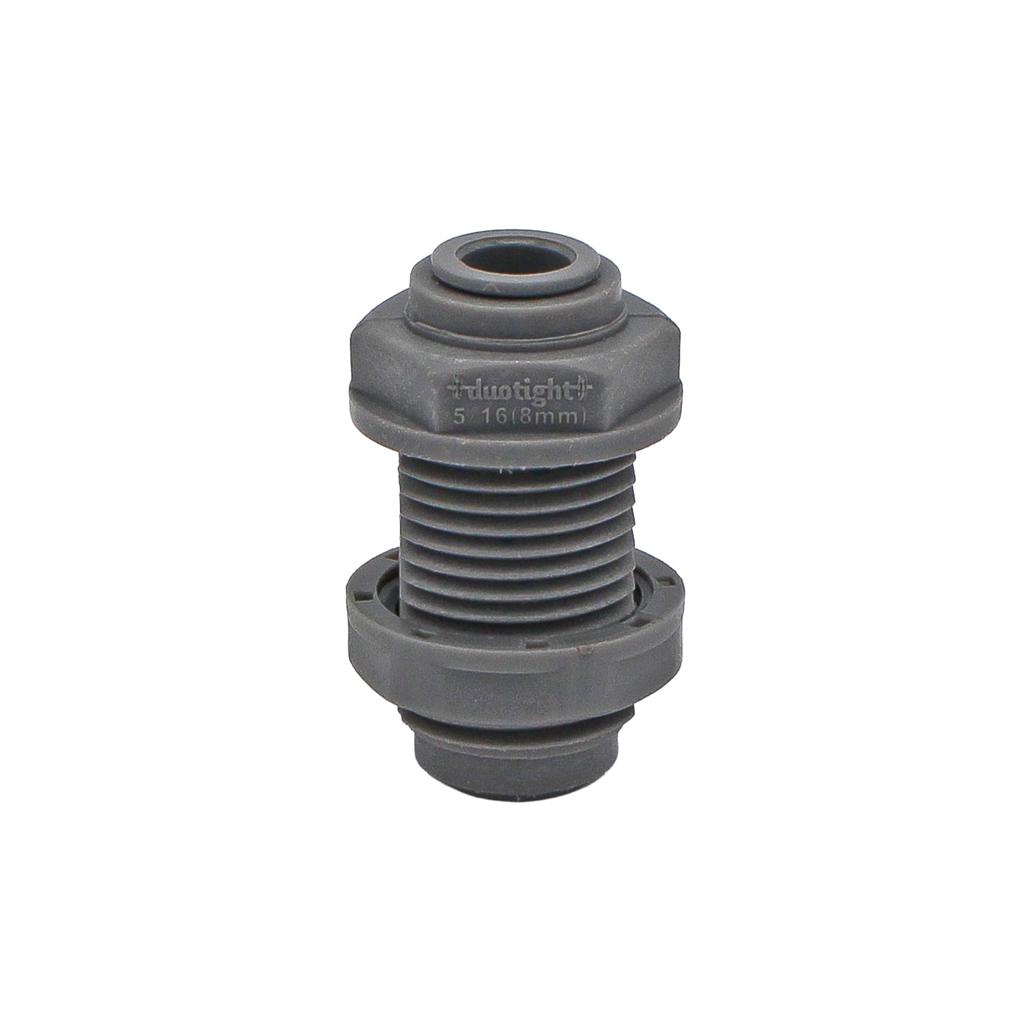 Kegland Duotight Food Grade Plastic (Push-In) Wall Bulkhead - 1/2" NPS X 5/16" (8mm) -  Canuck Homebrew Supply, Canada