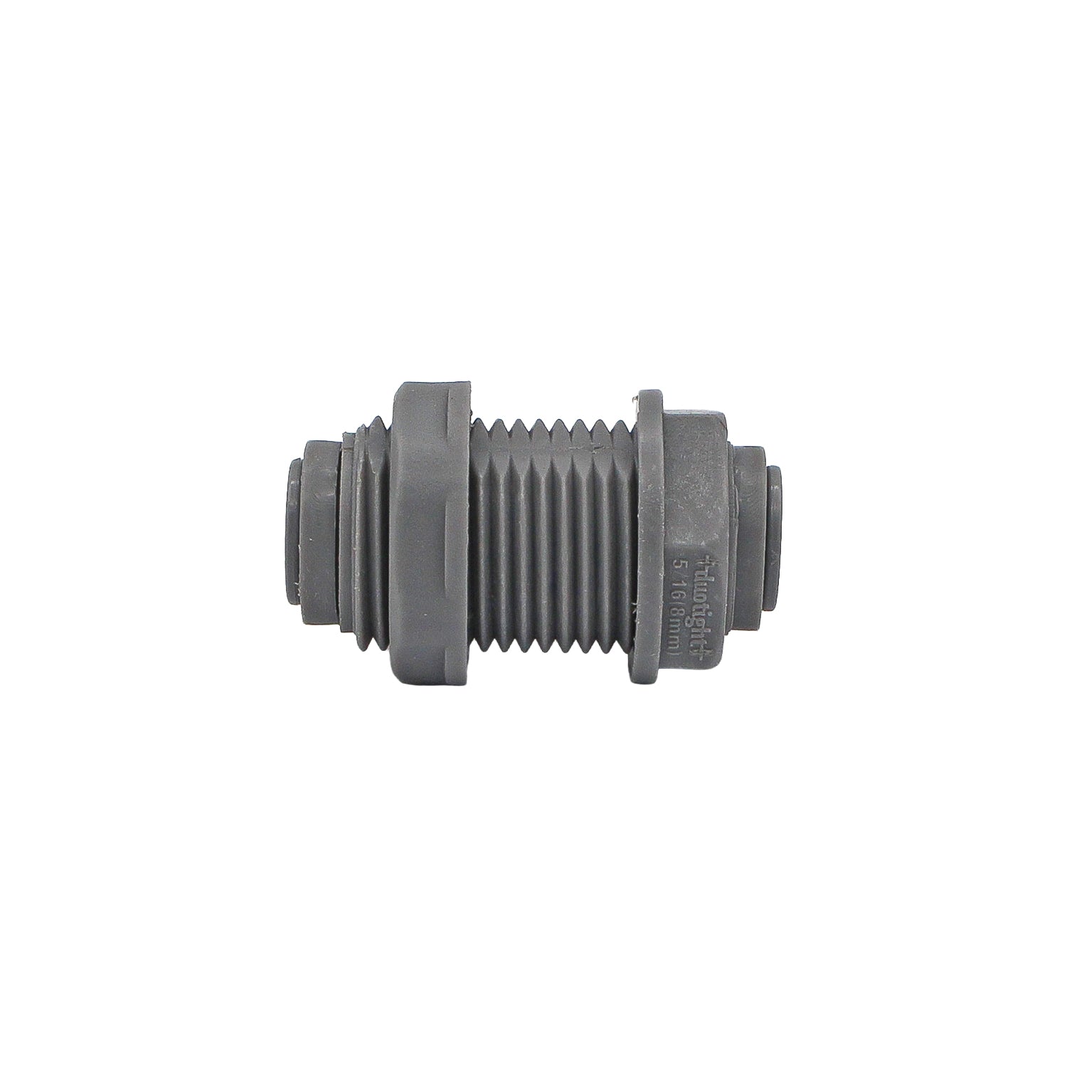 Kegland Duotight Food Grade Plastic (Push-In) Wall Bulkhead - 1/2" NPS X 5/16" (8mm) -  Canuck Homebrew Supply, Canada