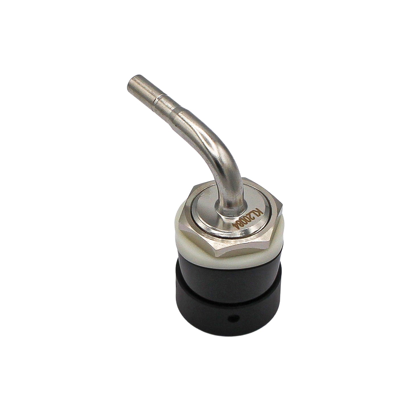 Kegland Nukatap Stainless Steel Black Push-In Tower Shank Assembly - 1/4" (6.5mm) -  Canuck Homebrew Supply, Canada