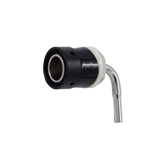 Nukatap Stainless Steel Black Push-In Tower Shank Assembly - 1/4" (6.5mm)