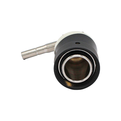 Kegland Nukatap Stainless Steel Black Push-In Tower Shank Assembly - 1/4" (6.5mm) -  Canuck Homebrew Supply, Canada