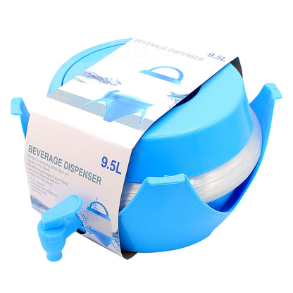 Collapsible Plastic Beverage Dispenser - 9.5 L