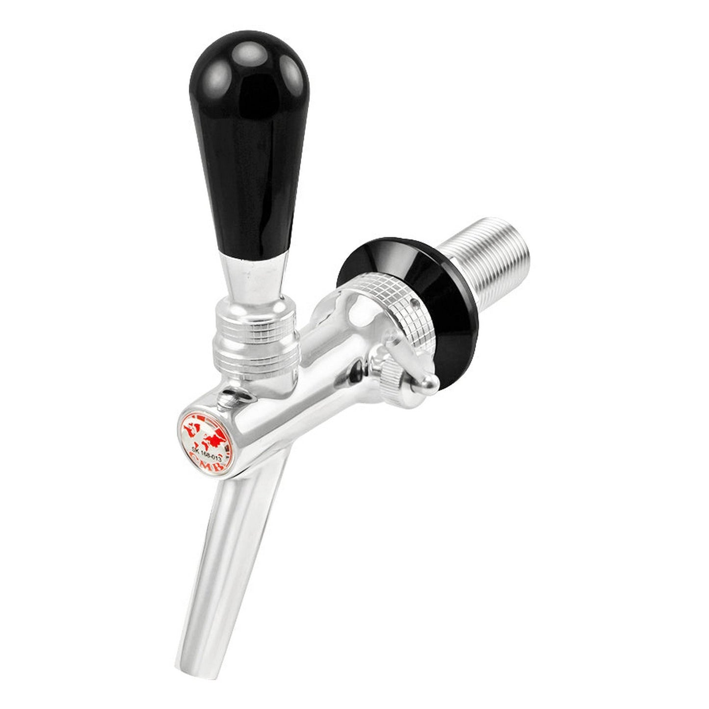 CM Becker V10 Flow Control Creamer Beer Faucet - Stainless Steel