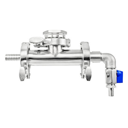 Stainless Steel Tri-Clover Steam Condenser Assembly - 1.5" TC