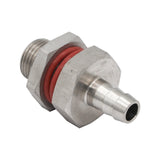 Stainless Steel Weldless Bulkhead - 1/2" Male NPT X 1/2" OD Barb