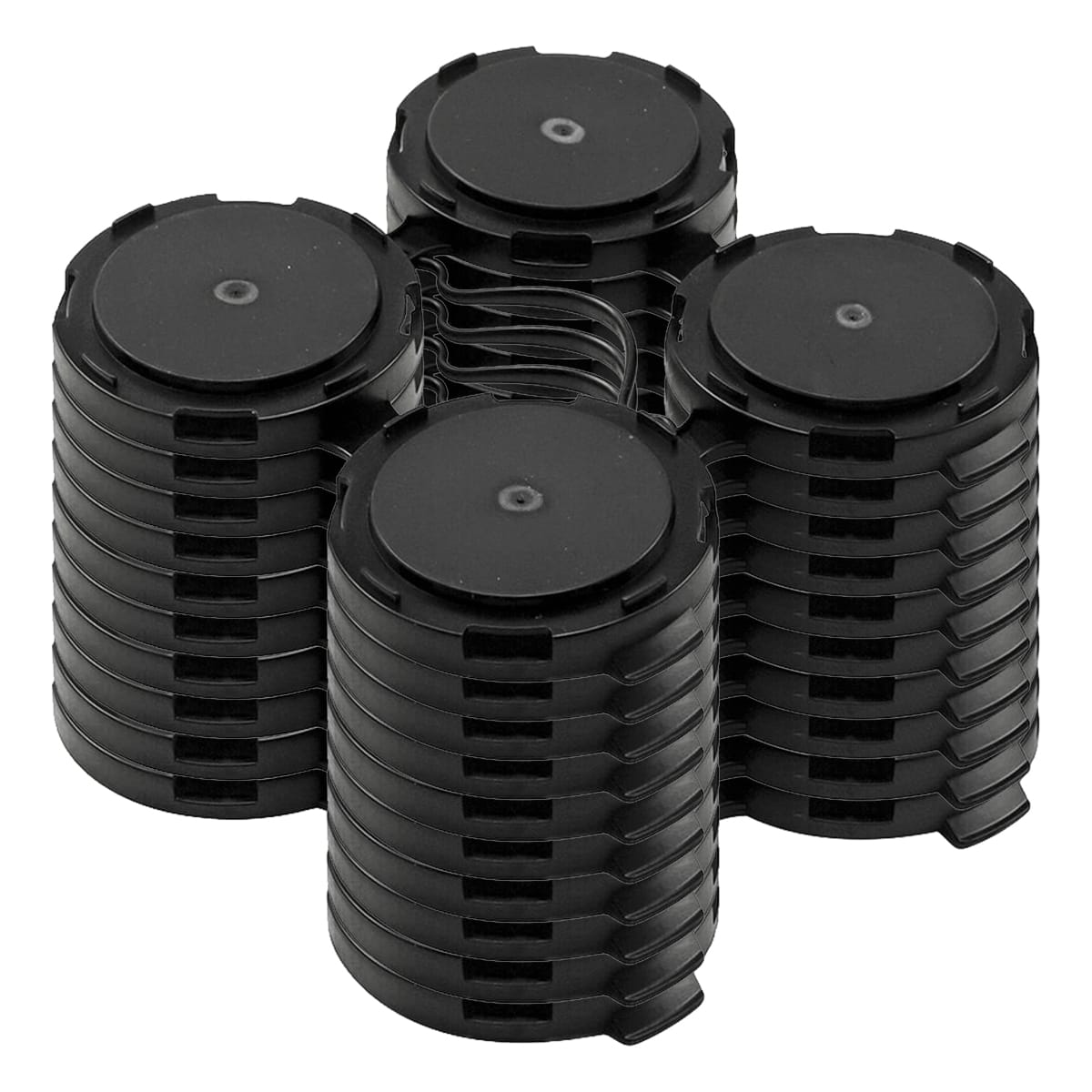 Cannular Snap On Can Carrier Holders - 4-Slot Can Holders (10 Pack)