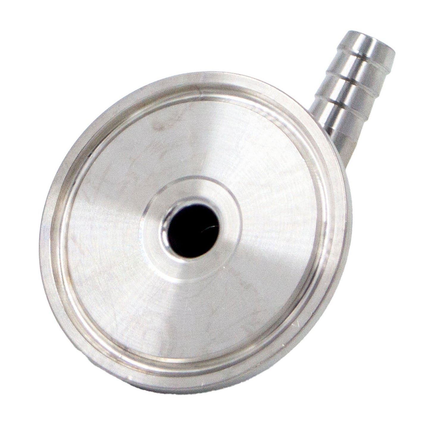 Ss Brewtech Stainless Steel Tri-Clover 90° Elbow - 1.5" TC X 3/8" OD Barb