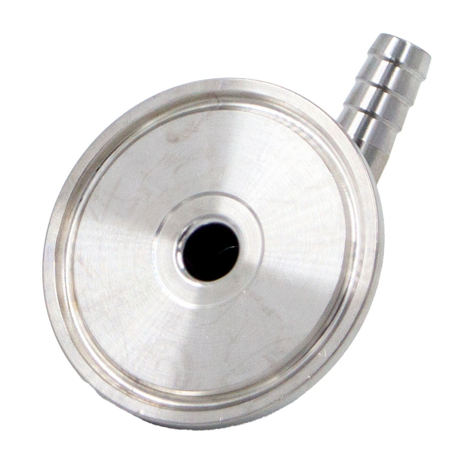 Ss Brewtech Stainless Steel Tri-Clover 90° Elbow - 1.5" TC X 3/8" OD Barb