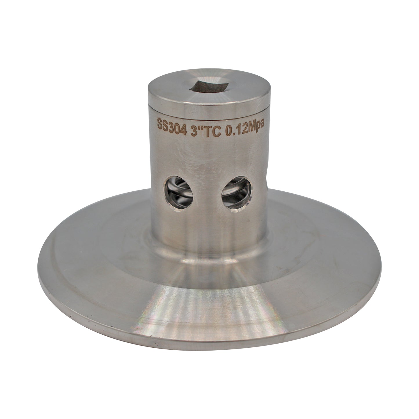 Ss Brewtech Stainless Steel Tri-Clover Pressure Relief Valve - 3" TC