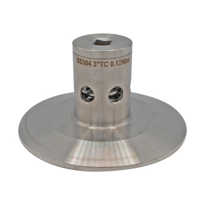 Ss Brewtech Stainless Steel Tri-Clover Pressure Relief Valve - 3" TC
