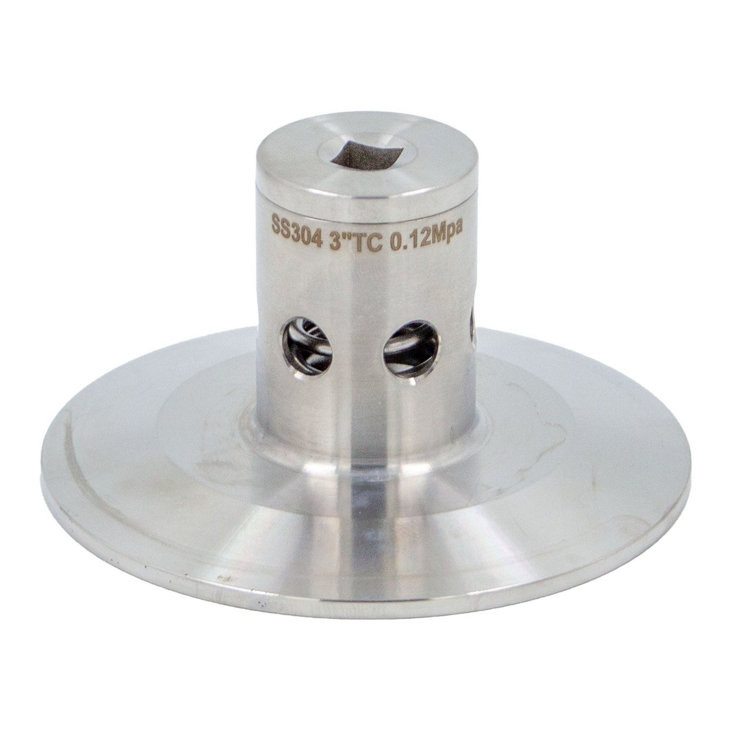 Ss Brewtech Stainless Steel Tri-Clover Pressure Relief Valve - 3" TC