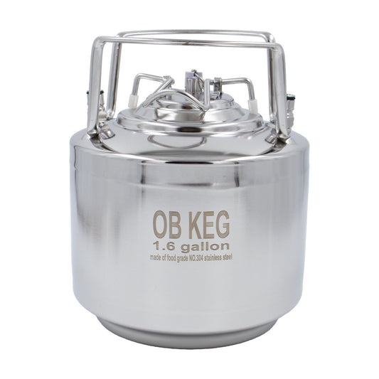 New Cornelius Ball Lock Keg With Dual Handle - 1.6 Gallon (6L)