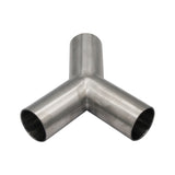 Stainless Steel Sanitary Weld Tube - 135° True Y Tee