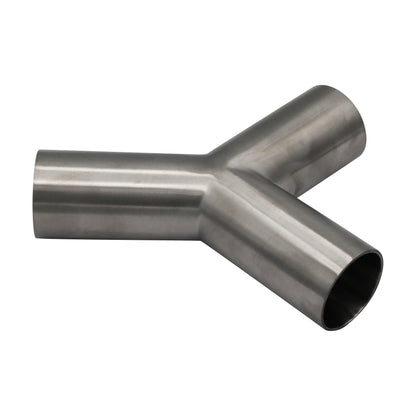 Stainless Steel Sanitary Weld Tube - 135° True Y Tee