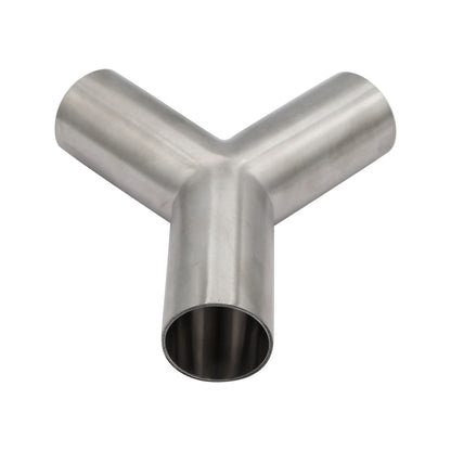 Stainless Steel Sanitary Weld Tube - 135° True Y Tee