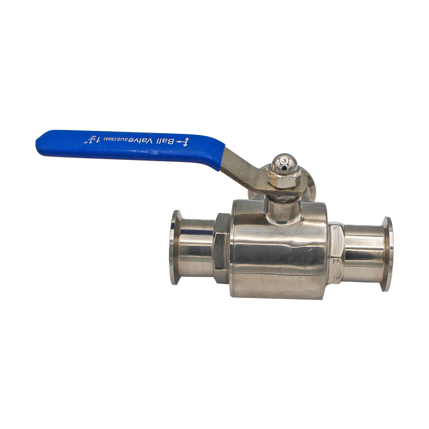 1.5" Tri Clamp 3-Way Ball Valve (T-Type Design) - Tri Clover Sanitary Stainless Steel Fitting -  Canuck Homebrew Supply, Canada