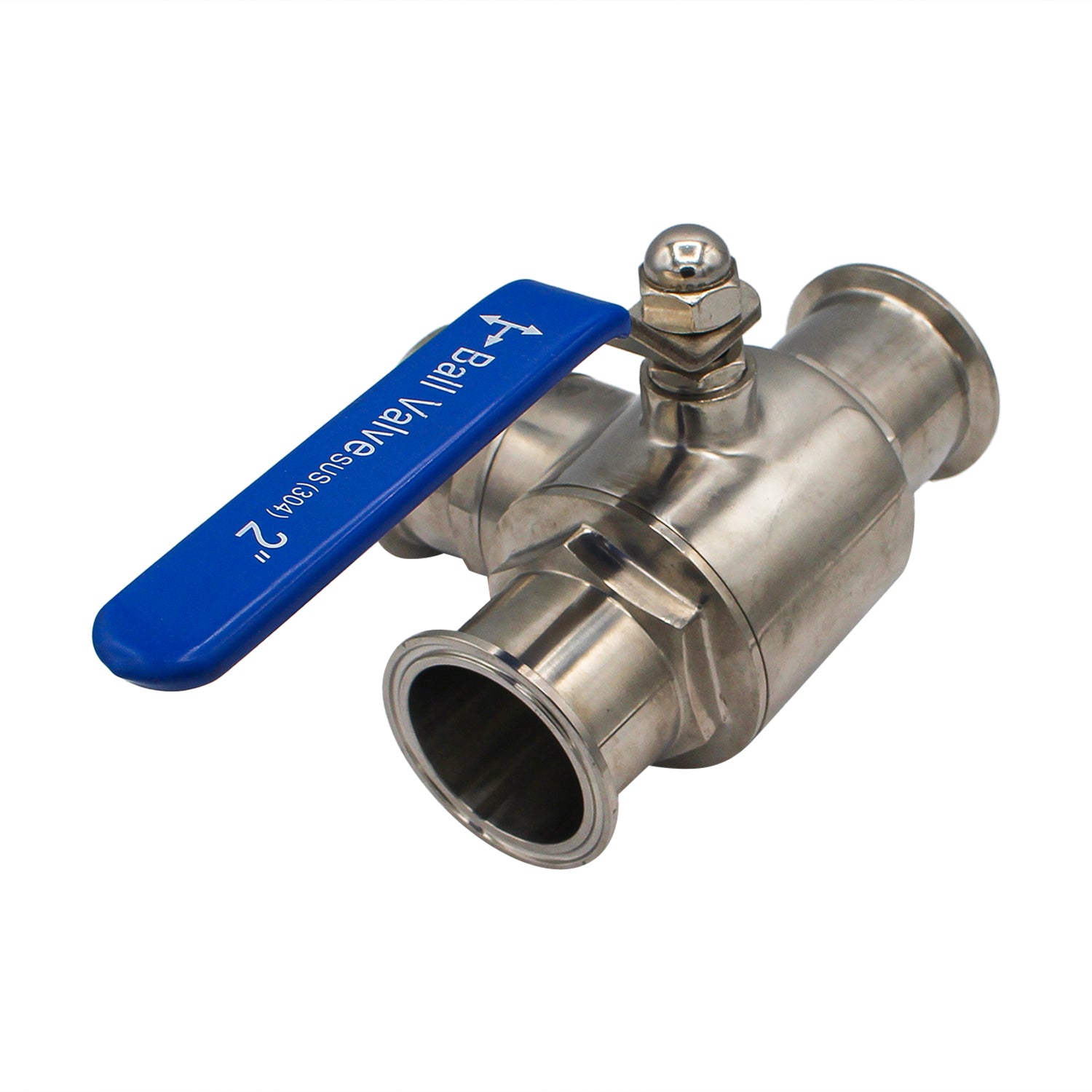 2" Tri Clamp 3-Way Ball Valve (T-Type Design) - Tri Clover Sanitary Stainless Steel Fitting -  Canuck Homebrew Supply, Canada