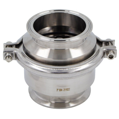 Stainless Steel Tri-Clover Sanitary Check Valve - 3" TC