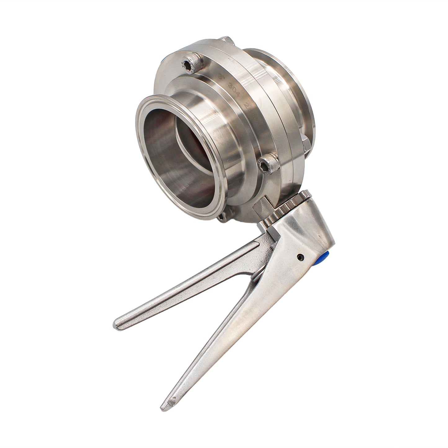 3" Tri Clamp Squeeze Trigger Butterfly Valve (All Stainless) - Tri Clover Sanitary Stainless Steel Fitting -  Canuck Homebrew Supply, Canada