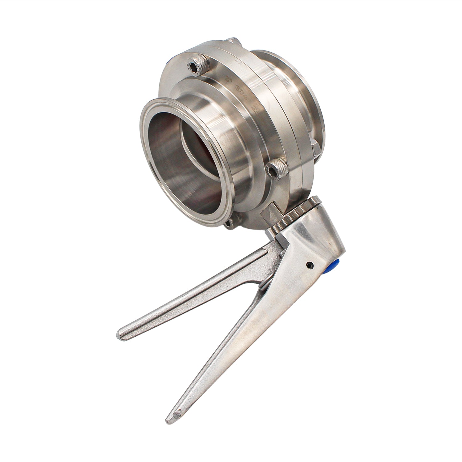 3" Tri Clamp Squeeze Trigger Butterfly Valve (All Stainless) - Tri Clover Sanitary Stainless Steel Fitting -  Canuck Homebrew Supply, Canada