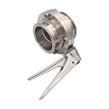 3" Tri Clamp Squeeze Trigger Butterfly Valve (All Stainless) - Tri Clover Sanitary Stainless Steel Fitting -  Canuck Homebrew Supply, Canada
