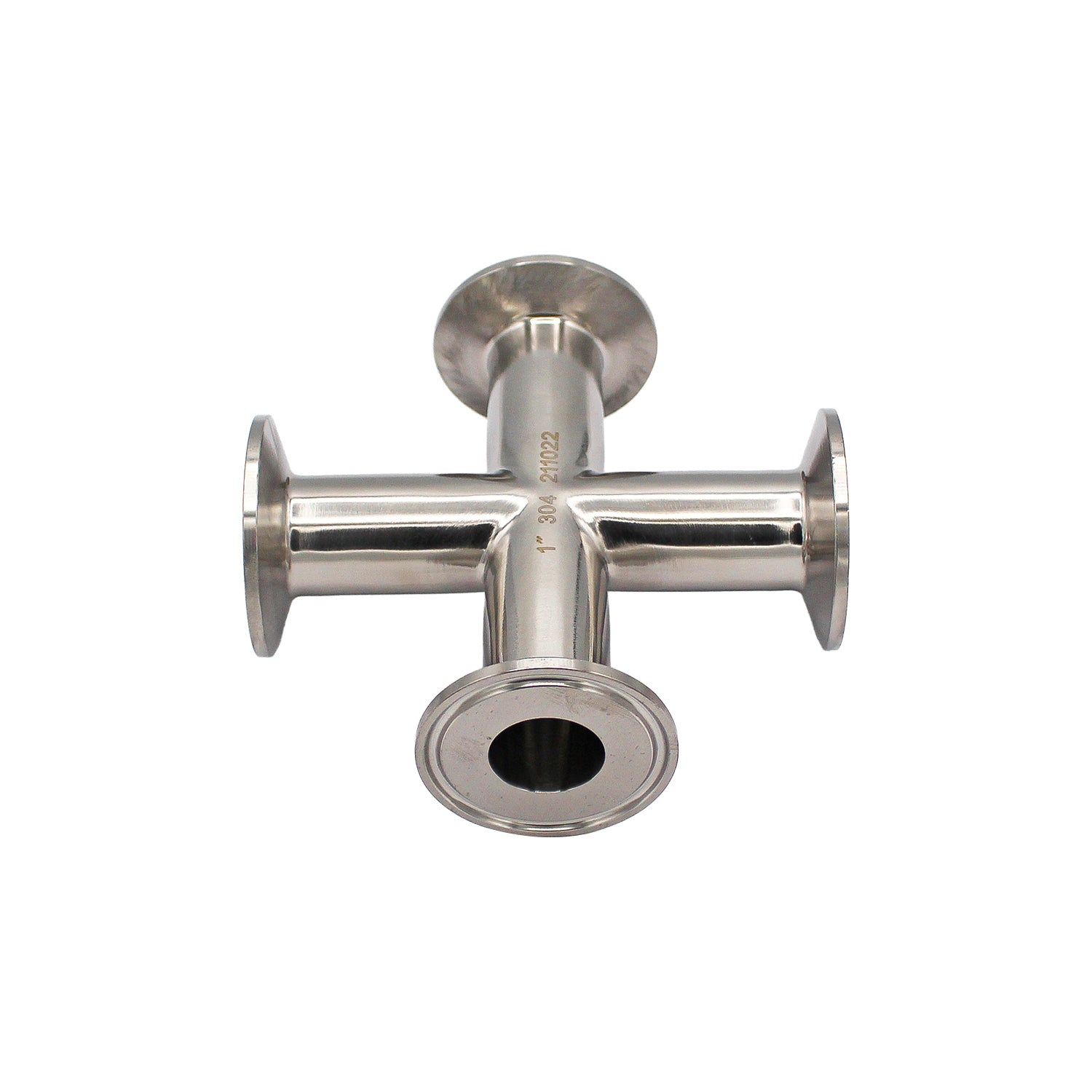 1" Tri Clamp Cross - Tri Clover Sanitary Stainless Steel Fitting -  Canuck Homebrew Supply, Canada