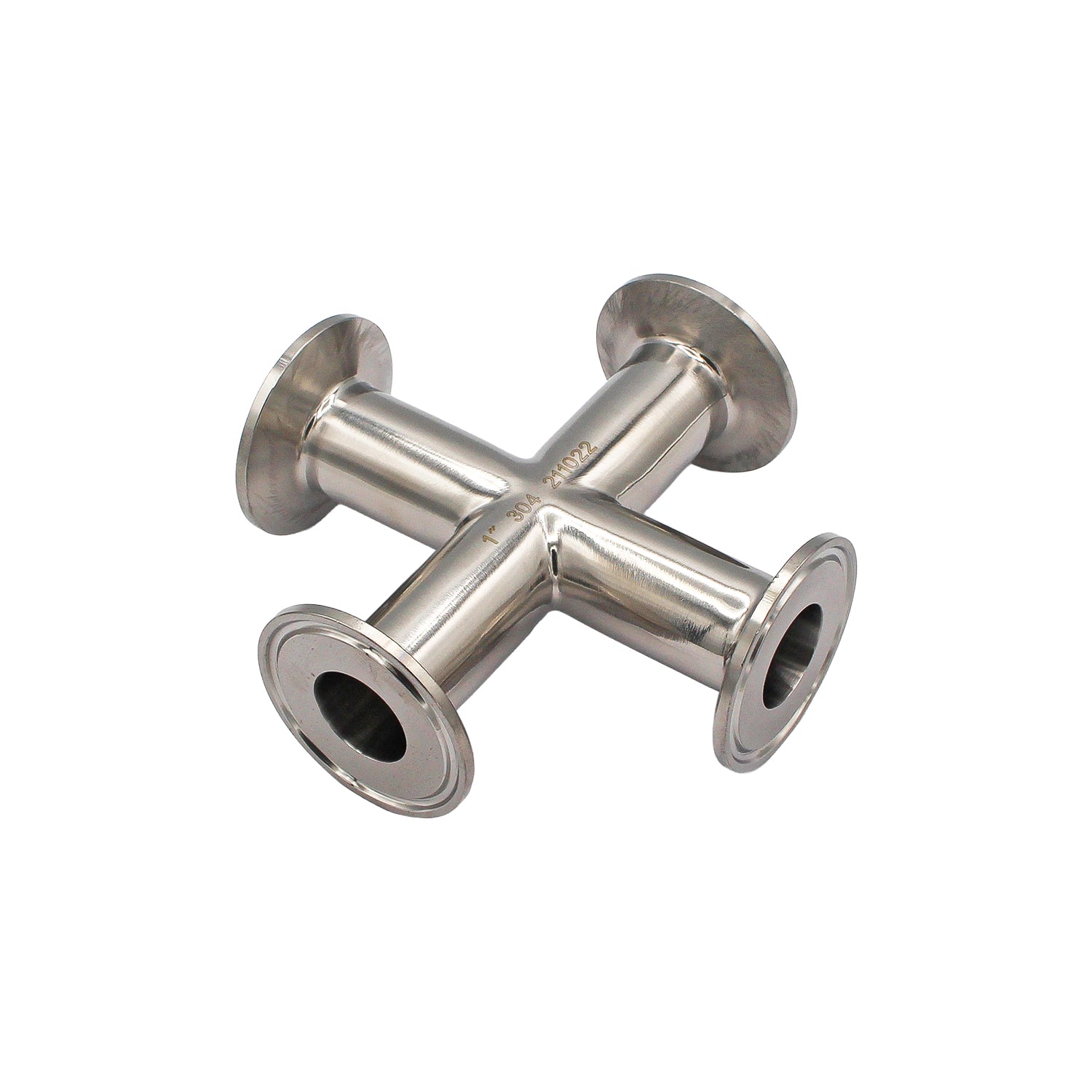 1" Tri Clamp Cross - Tri Clover Sanitary Stainless Steel Fitting -  Canuck Homebrew Supply, Canada