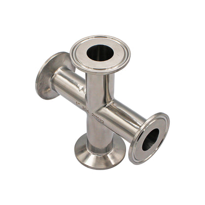 1" Tri Clamp Cross - Tri Clover Sanitary Stainless Steel Fitting -  Canuck Homebrew Supply, Canada